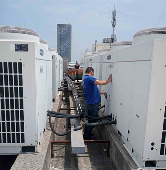 中央空调制热和不制冷系统维修方法